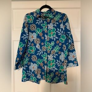 Banana Republic floral button up shirt